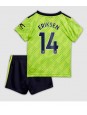 Manchester United Christian Eriksen #14 Ausweichtrikot für Kinder 2022-23 Kurzarm (+ Kurze Hosen)